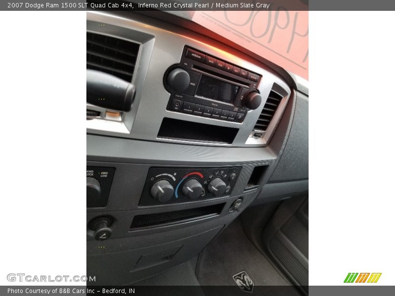 Inferno Red Crystal Pearl / Medium Slate Gray 2007 Dodge Ram 1500 SLT Quad Cab 4x4