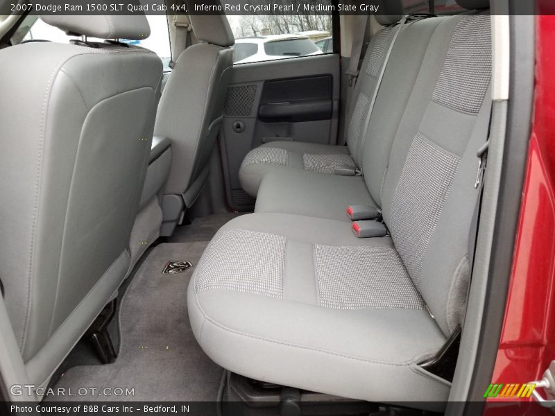 Inferno Red Crystal Pearl / Medium Slate Gray 2007 Dodge Ram 1500 SLT Quad Cab 4x4