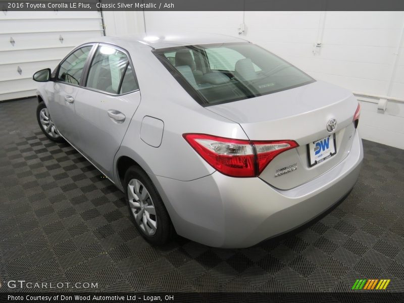 Classic Silver Metallic / Ash 2016 Toyota Corolla LE Plus