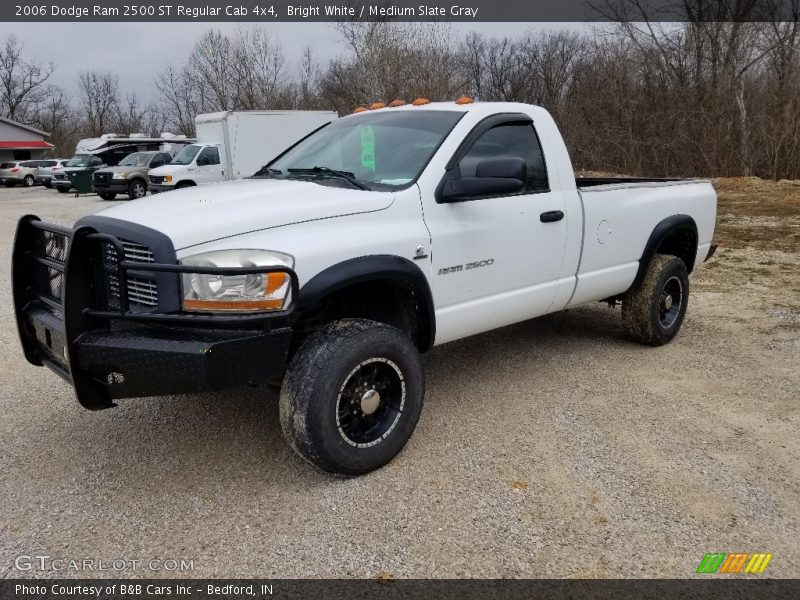 Bright White / Medium Slate Gray 2006 Dodge Ram 2500 ST Regular Cab 4x4
