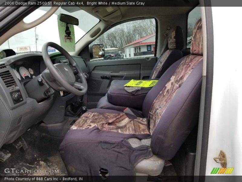 Bright White / Medium Slate Gray 2006 Dodge Ram 2500 ST Regular Cab 4x4