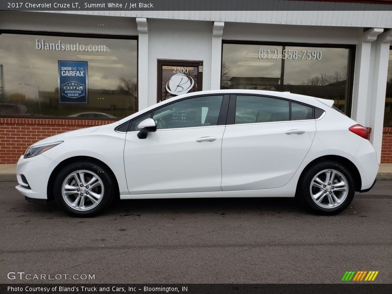 Summit White / Jet Black 2017 Chevrolet Cruze LT