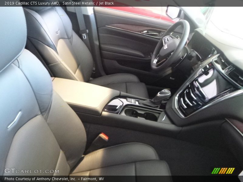 Satin Steel Metallic / Jet Black 2019 Cadillac CTS Luxury AWD