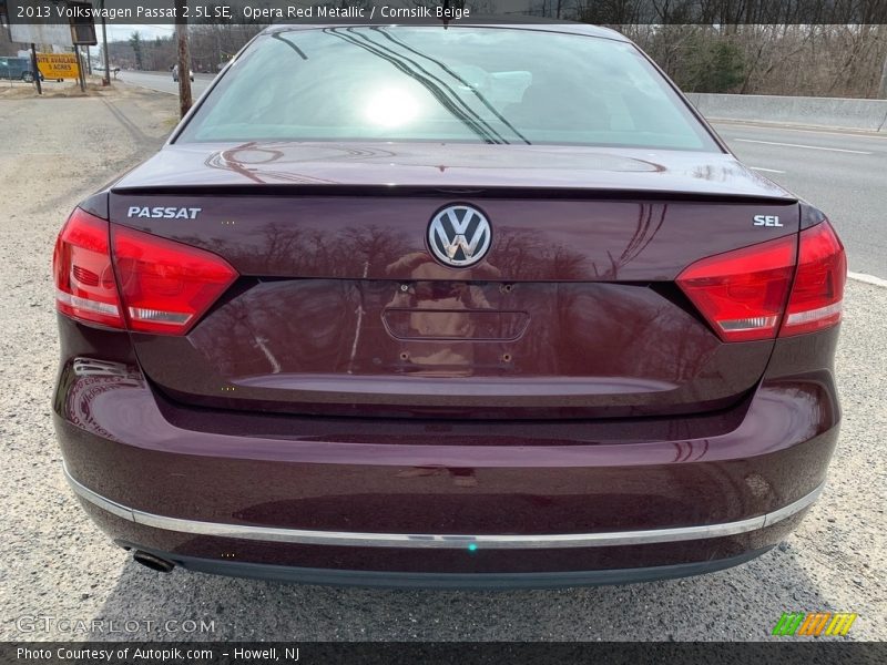 Opera Red Metallic / Cornsilk Beige 2013 Volkswagen Passat 2.5L SE