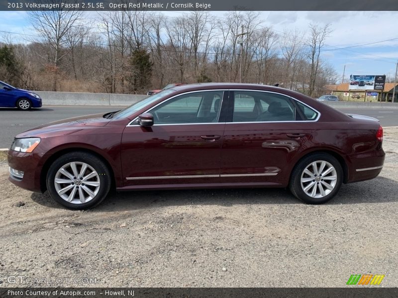 Opera Red Metallic / Cornsilk Beige 2013 Volkswagen Passat 2.5L SE