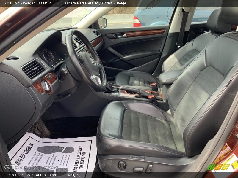 Opera Red Metallic / Cornsilk Beige 2013 Volkswagen Passat 2.5L SE