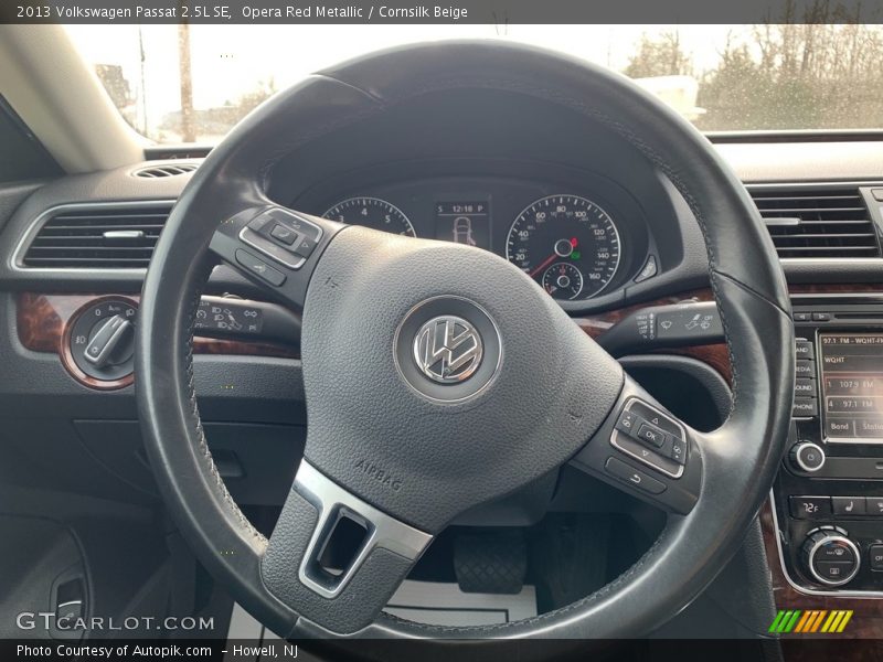 Opera Red Metallic / Cornsilk Beige 2013 Volkswagen Passat 2.5L SE