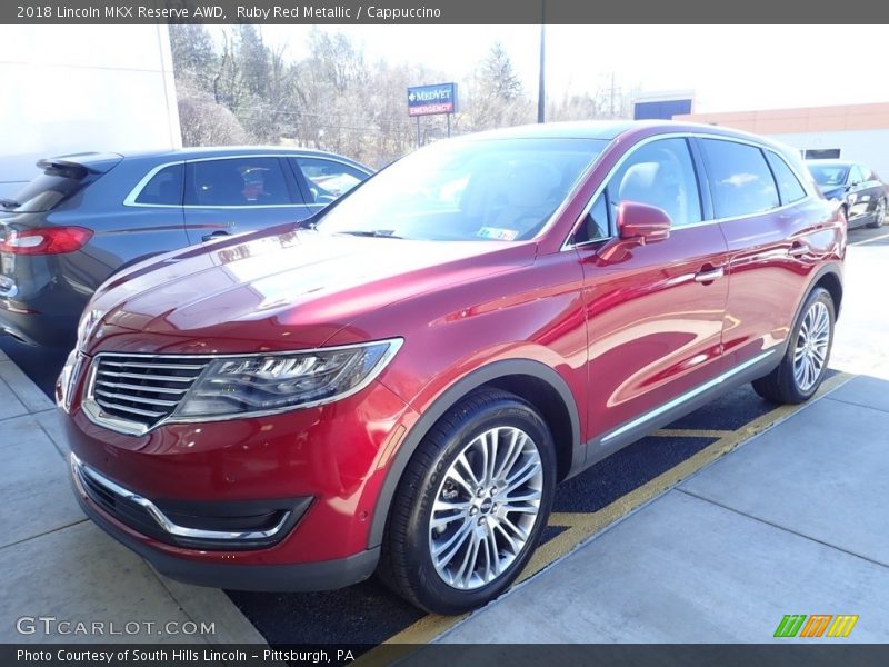 Ruby Red Metallic / Cappuccino 2018 Lincoln MKX Reserve AWD