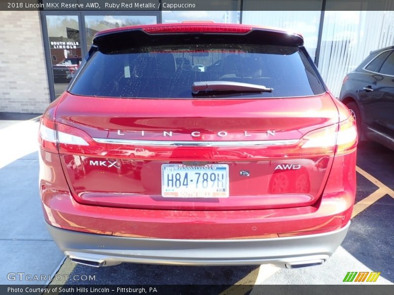 Ruby Red Metallic / Cappuccino 2018 Lincoln MKX Reserve AWD