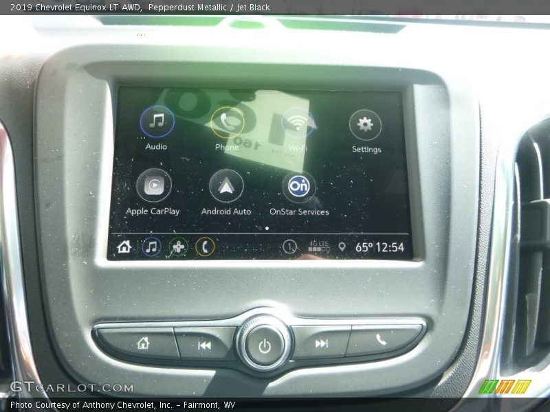 Pepperdust Metallic / Jet Black 2019 Chevrolet Equinox LT AWD