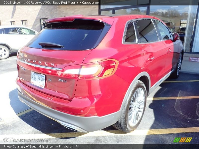 Ruby Red Metallic / Cappuccino 2018 Lincoln MKX Reserve AWD