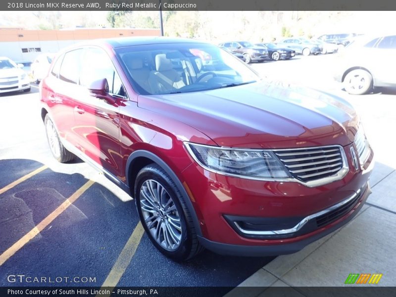 Ruby Red Metallic / Cappuccino 2018 Lincoln MKX Reserve AWD