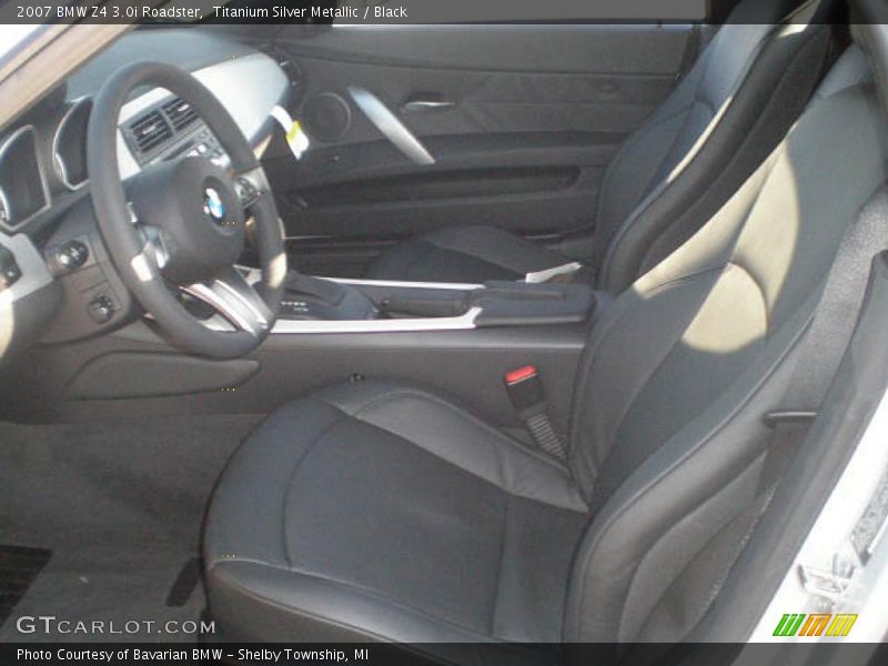 Titanium Silver Metallic / Black 2007 BMW Z4 3.0i Roadster