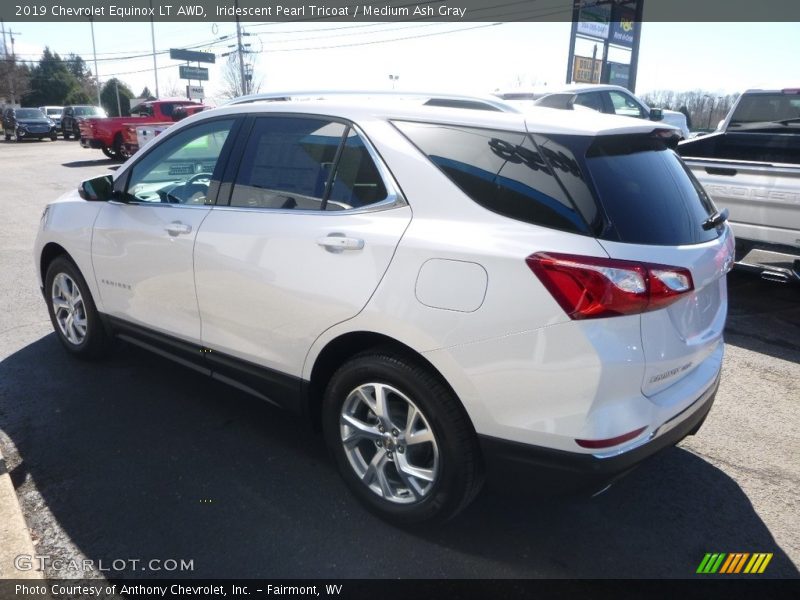 Iridescent Pearl Tricoat / Medium Ash Gray 2019 Chevrolet Equinox LT AWD