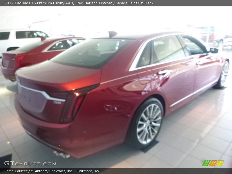 Red Horizon Tintcoat / Sahara Beige/Jet Black 2019 Cadillac CT6 Premium Luxury AWD