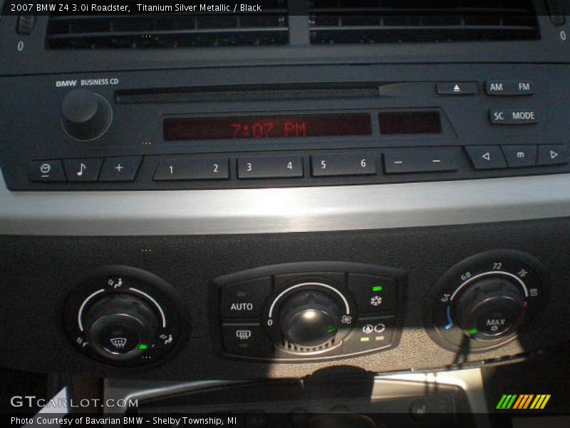 Titanium Silver Metallic / Black 2007 BMW Z4 3.0i Roadster