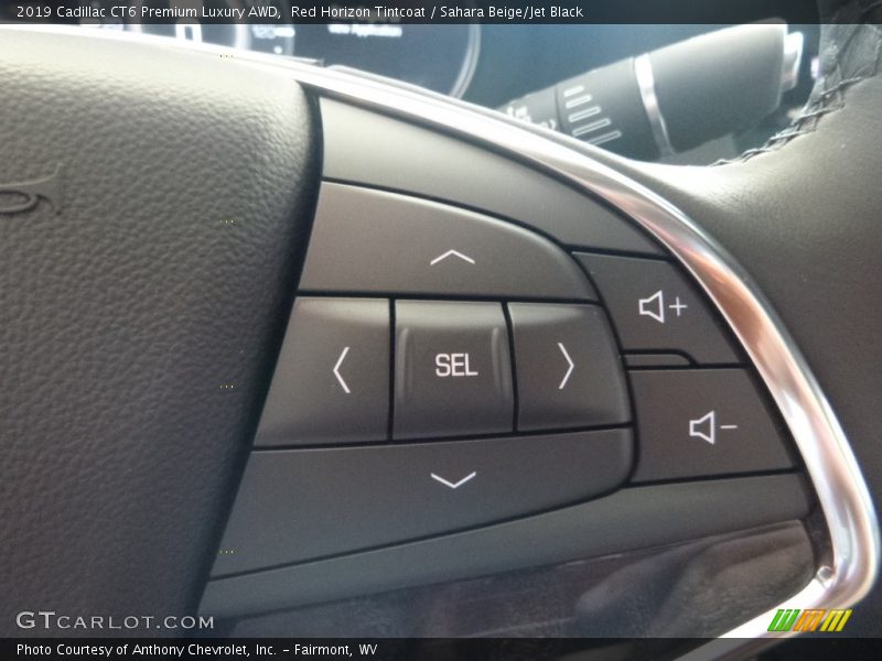 Red Horizon Tintcoat / Sahara Beige/Jet Black 2019 Cadillac CT6 Premium Luxury AWD