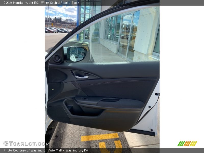 White Orchid Pearl / Black 2019 Honda Insight EX