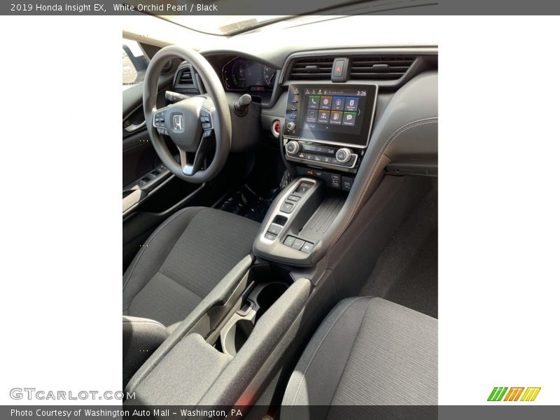 White Orchid Pearl / Black 2019 Honda Insight EX