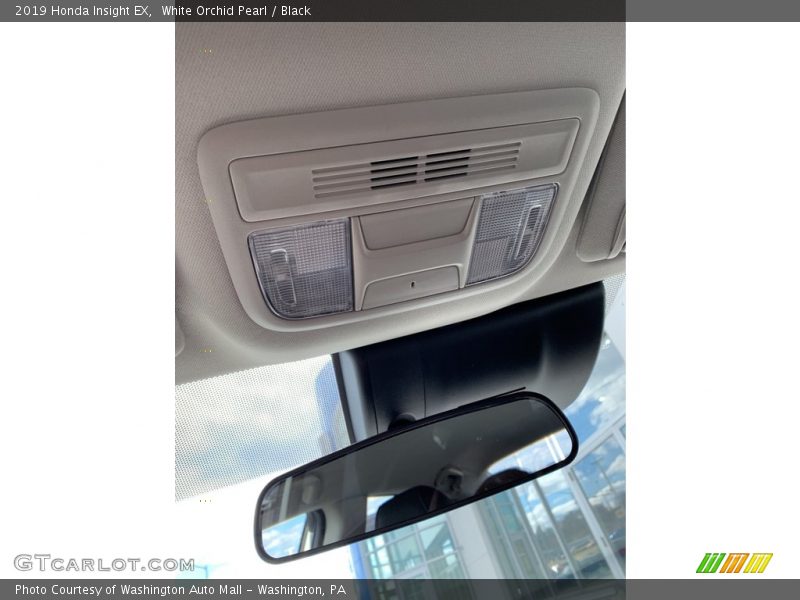 White Orchid Pearl / Black 2019 Honda Insight EX