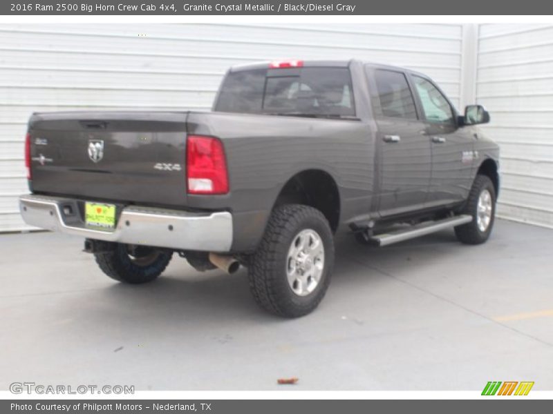 Granite Crystal Metallic / Black/Diesel Gray 2016 Ram 2500 Big Horn Crew Cab 4x4