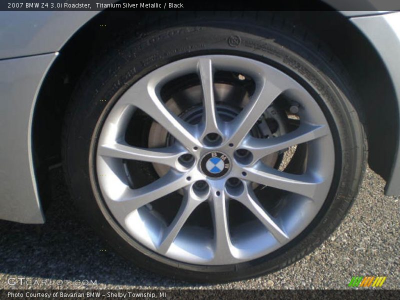 Titanium Silver Metallic / Black 2007 BMW Z4 3.0i Roadster