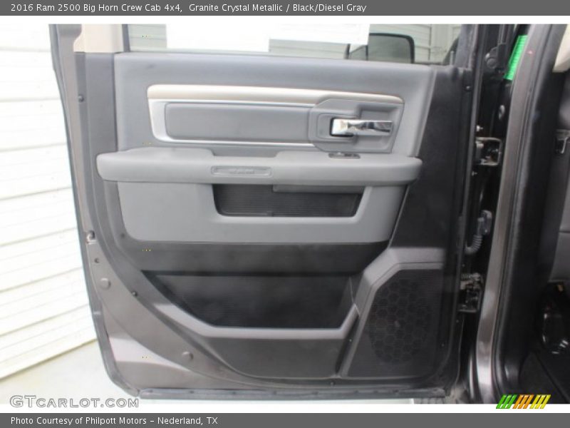 Granite Crystal Metallic / Black/Diesel Gray 2016 Ram 2500 Big Horn Crew Cab 4x4