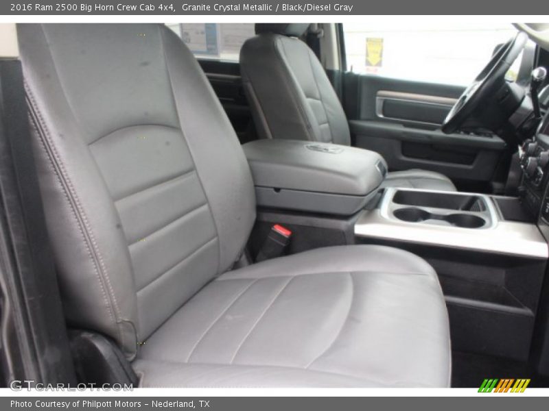 Granite Crystal Metallic / Black/Diesel Gray 2016 Ram 2500 Big Horn Crew Cab 4x4