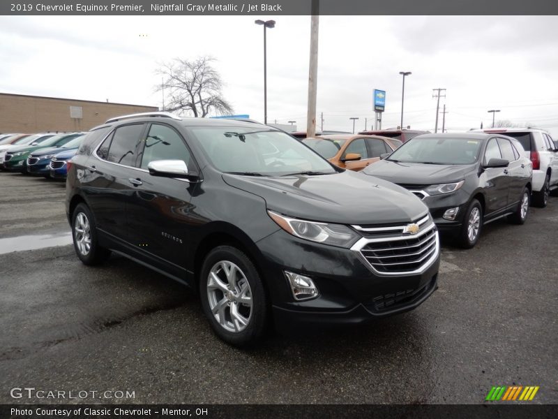 Nightfall Gray Metallic / Jet Black 2019 Chevrolet Equinox Premier