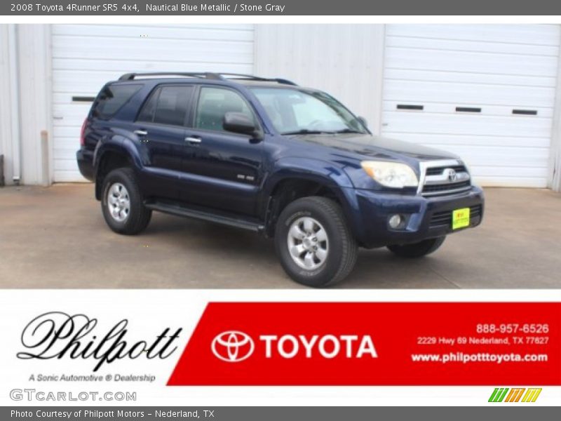 Nautical Blue Metallic / Stone Gray 2008 Toyota 4Runner SR5 4x4
