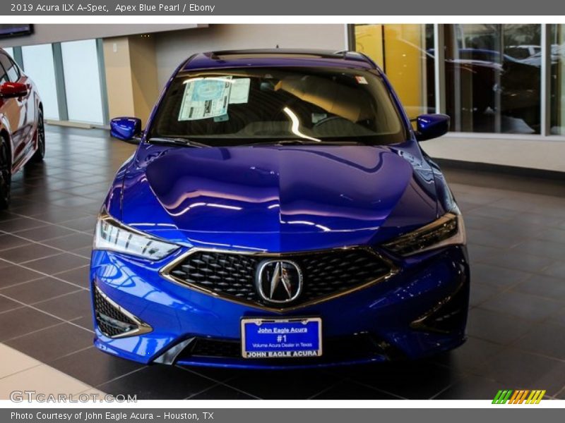 Apex Blue Pearl / Ebony 2019 Acura ILX A-Spec