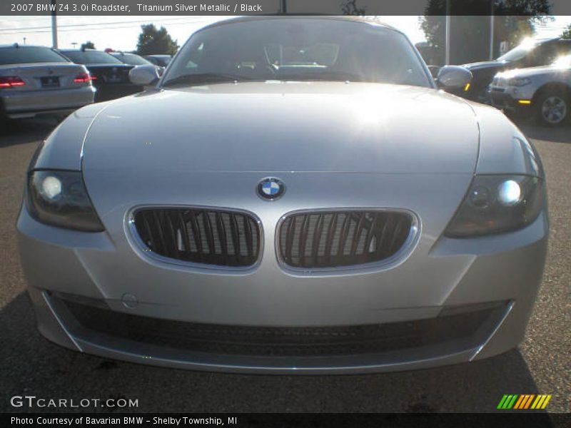 Titanium Silver Metallic / Black 2007 BMW Z4 3.0i Roadster
