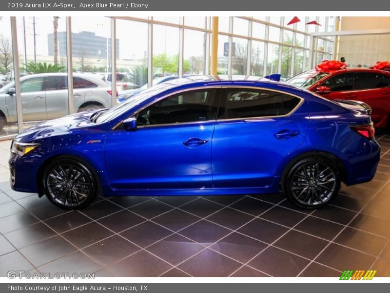 Apex Blue Pearl / Ebony 2019 Acura ILX A-Spec