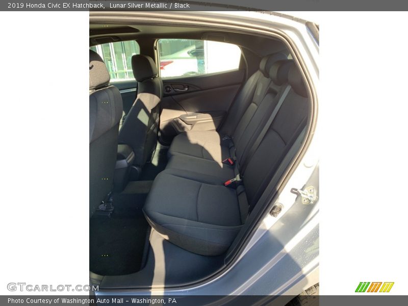 Lunar Silver Metallic / Black 2019 Honda Civic EX Hatchback