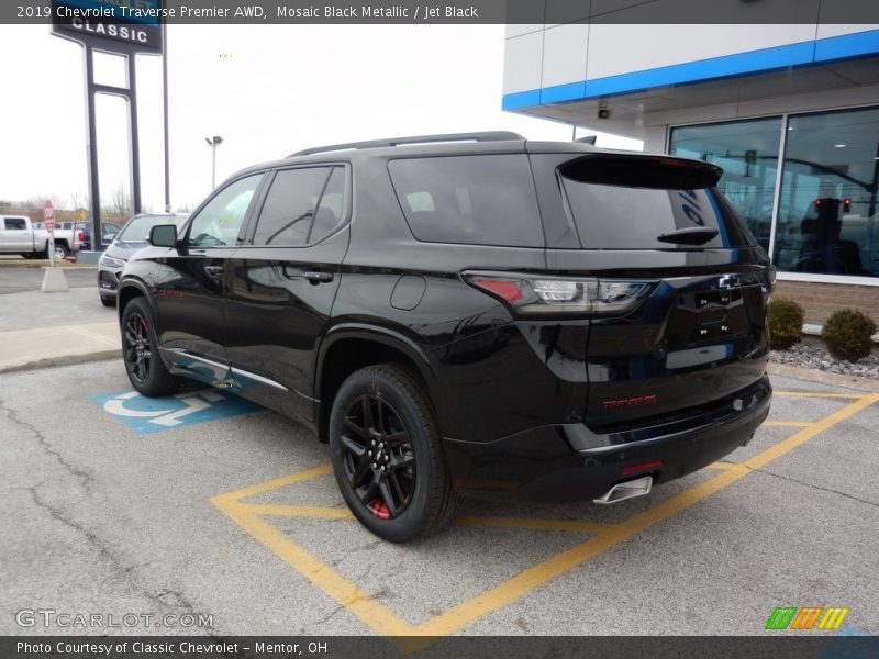 Mosaic Black Metallic / Jet Black 2019 Chevrolet Traverse Premier AWD