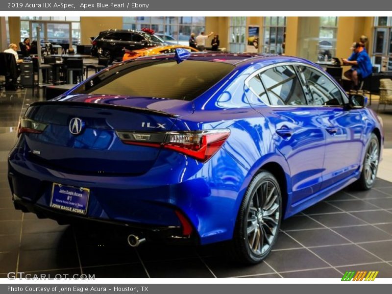 Apex Blue Pearl / Ebony 2019 Acura ILX A-Spec