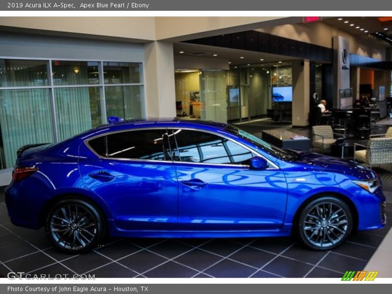 Apex Blue Pearl / Ebony 2019 Acura ILX A-Spec