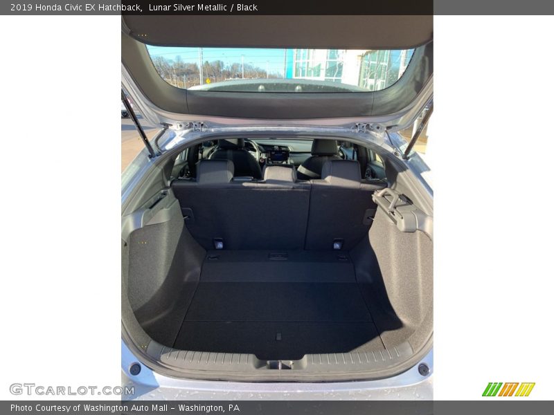 Lunar Silver Metallic / Black 2019 Honda Civic EX Hatchback