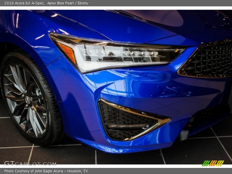 Apex Blue Pearl / Ebony 2019 Acura ILX A-Spec
