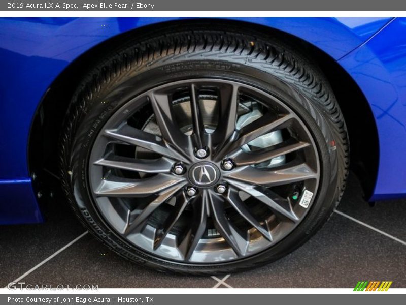 Apex Blue Pearl / Ebony 2019 Acura ILX A-Spec