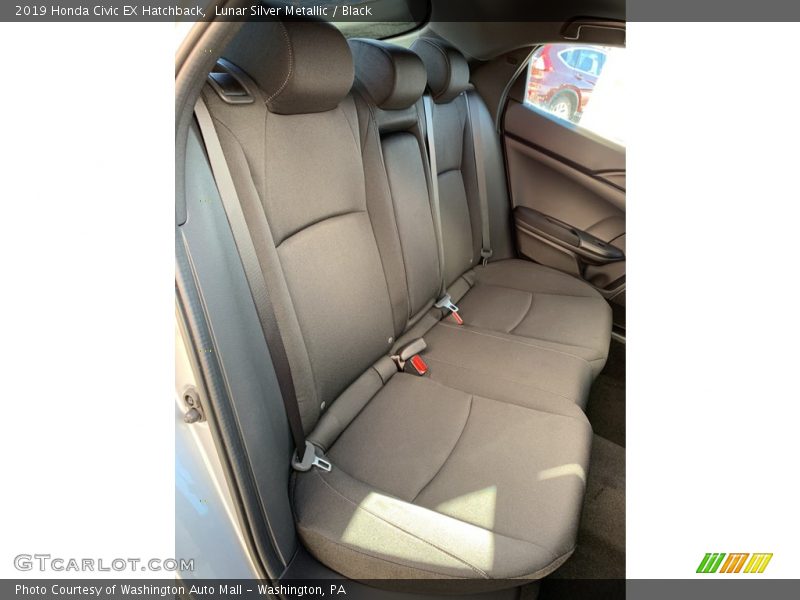 Lunar Silver Metallic / Black 2019 Honda Civic EX Hatchback