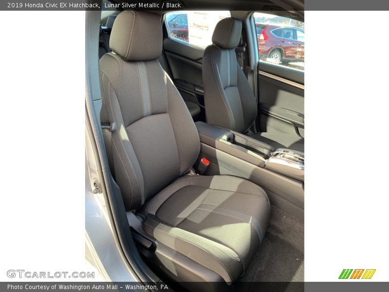 Lunar Silver Metallic / Black 2019 Honda Civic EX Hatchback