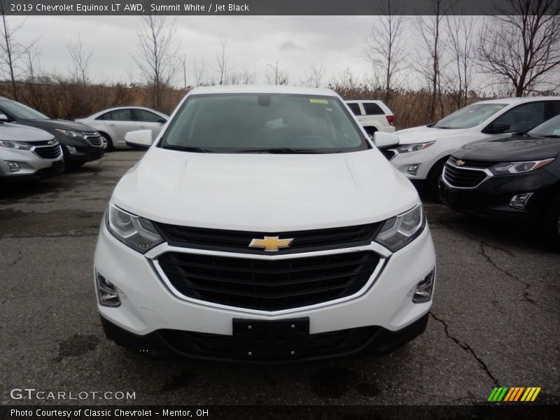 Summit White / Jet Black 2019 Chevrolet Equinox LT AWD