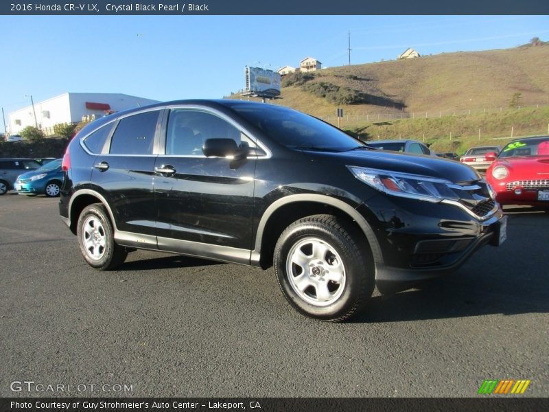 Crystal Black Pearl / Black 2016 Honda CR-V LX