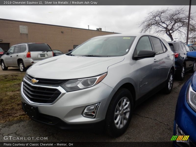 Silver Ice Metallic / Medium Ash Gray 2019 Chevrolet Equinox LS