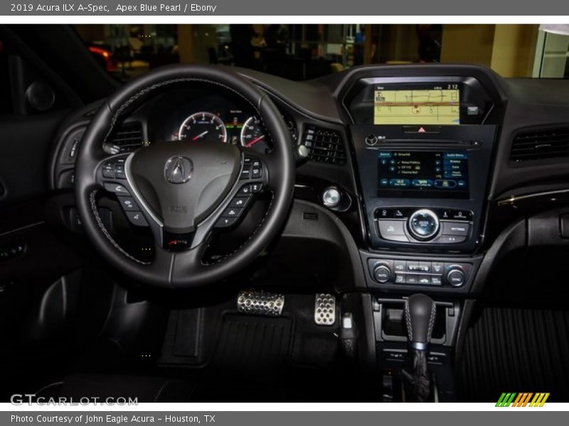 Apex Blue Pearl / Ebony 2019 Acura ILX A-Spec