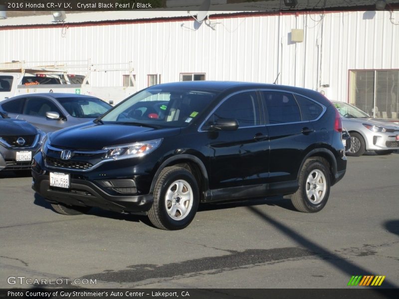 Crystal Black Pearl / Black 2016 Honda CR-V LX