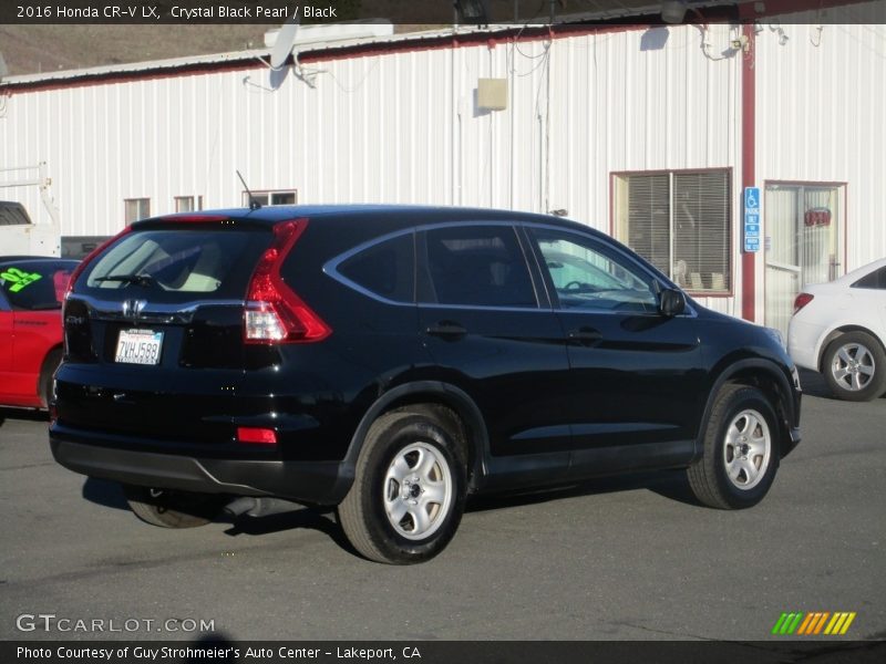 Crystal Black Pearl / Black 2016 Honda CR-V LX