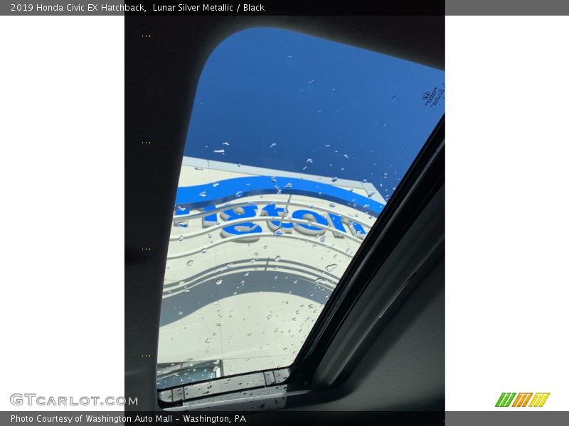 Lunar Silver Metallic / Black 2019 Honda Civic EX Hatchback
