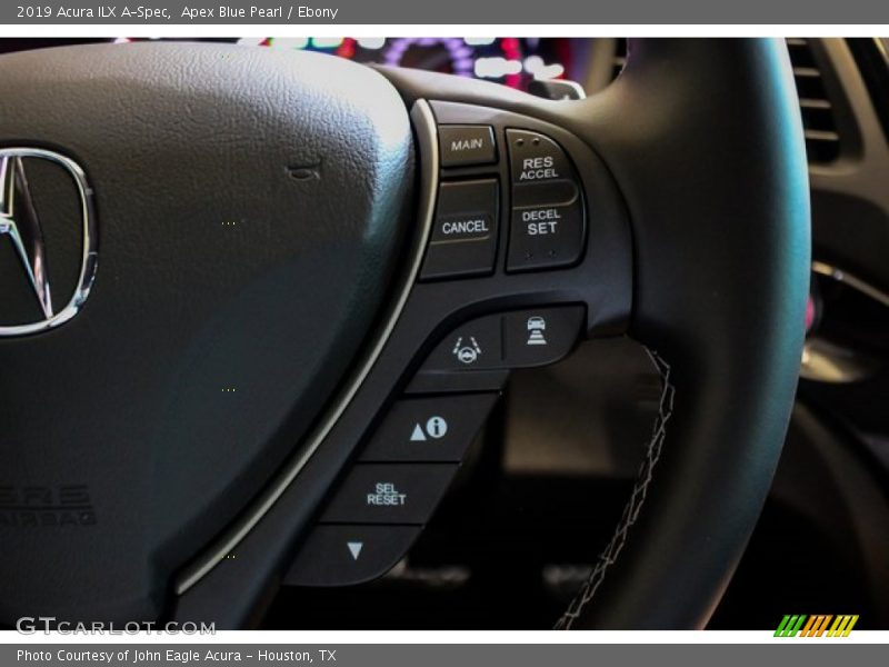 Apex Blue Pearl / Ebony 2019 Acura ILX A-Spec